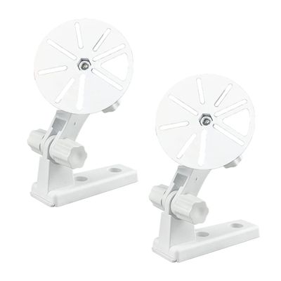ThtRht 2 Pack Dome Camera Wall Mount L-Type Stand Cam Bracket Ceiling Support Base Holder for CCTV Baby Monitor Security IP Webcam Indoor Outdoor (Mounting + Punch-Free Sticky Screws)