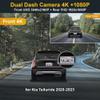 Fitcamx 4K Dual Dash Cam Suitable for Kia Telluride S LX EX SX X-pro X-Line 2020 2021 2022 (Part NO#S9000), OEM Look, Front 2160P+Rear 1080P Video, Built-in WiFi & APP, Loop Recording, G-Sensor, 128GB view 3