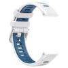 Xkravo Silicone Watchband Compatible with Garmin Forerunner 255/265/255S/265S, Watch Band Replacement Strap Bracelet (for Forerunner 265S/255S, White-Blue) view 4