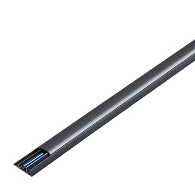 Cable Concealer Wall Cover, Durable Cables Raceway/ Cords Management/ Wire Organizer Wide 25 46 65 88 MM Wires Molding Strips, Self Adhesive Floor Lines Hider D Shape ( Color : B , Size : Width 25mm )