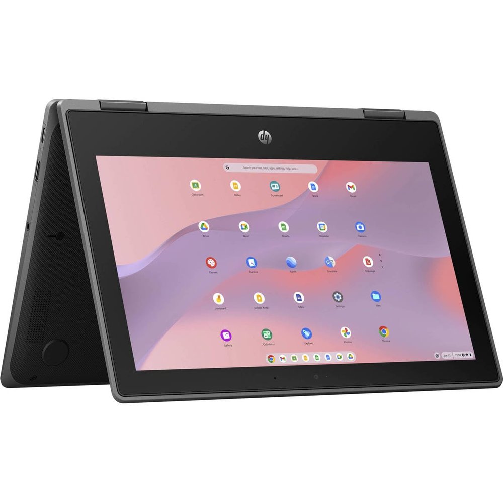 HP Fortis x360 G3 J 11.6" Touchscreen Rugged Convertible 2 in 1 Chromebook - HD - Intel Celeron N5100-8 GB - 64 GB Flash Memory - Intel Chip - 1366 x 768 - ChromeOS - Intel UHD Graphics - in-Plane S