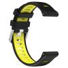 Xkravo Silicone Watchband Compatible with Garmin Forerunner 255/265/255S/265S, Watch Band Replacement Strap Bracelet (for Forerunner 265S/255S, Black-Yellow Green) view 4
