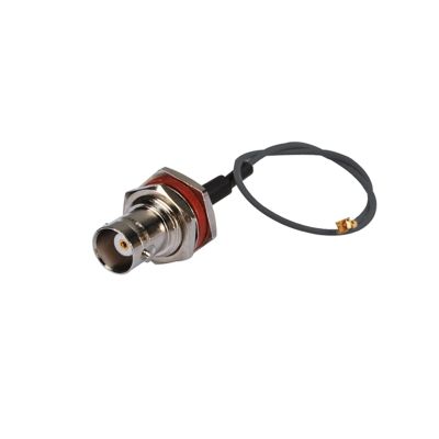 Artemisia BNC Cable BNC Bulkhead Jack O-Ring to UFL/IPX/IPEX 1.13mm Coax Cable 15cm Compatible with SDI GPS Ham Radio CCTV Video Security Cam