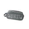 balacoo Multifunctional Cable Storage Organizer Bag Portable Zipper Pouch for Digital Accessories for Travel Home Use Design Fits Power Banks Earphones Grey view 1