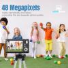 48MP Digital Camera for Photography, 3.0in LCD 4K Vlogging Camera Video Camera, 16X Digital Zoom Anti Shaking Compact Point and Shoot Camera for Teens Beginners Gift (White) view 4
