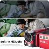 Video Camera Camcorder, 1080P 16MP DV Camera Vlogging Recorder, 2.7in TFT 270 Degree Rotatable 16X Zoom Digital Camera for Teens Students Boys Girls Gift (Red) view 4
