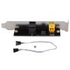 pc spdif Adapter,spdif Card,Semiconductor Products Digital Baffle Universal Motherboard SPDIF Fiber Coaxial GoldPlated Interface DTSAC3LPCM view 1