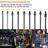 260Pcs Push Mount Cable Zip Tie,Nylon Self Locking Cable Strap,9 Most Popular Sizes,Heavy Duty Nylon Push Mount Self Locking UV Resistant Assortment For Indoor,Construction,Electronic and Auto view 2