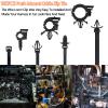 180pcs Push Mount Cable Zip Tie with Car Wire Loom Routing Clips,Fastening Cable Clips For Organizing Cables And Cords,Car Clips Contains 7 Sizes Universal Compatible with GM Ford Trucks Cars UTV view 4