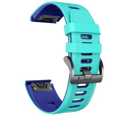 AMSH 22 26mm Smart Watch Straps For Coros VERTIX 2 Soft Silicone Smartwatch For Garmin Fenix 6 5X 6X Coros Wrist Band Bracelet (Color : 12, Size : 22mm Coros VERTIX)