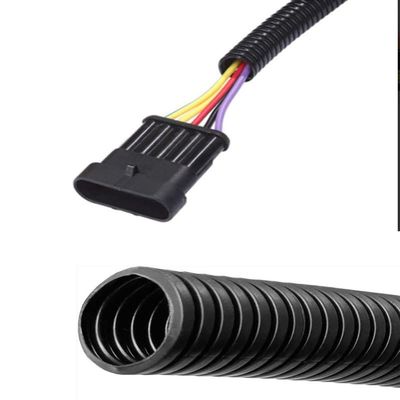 1/3 M Insulation Corrugated Polyethylene Tube Harness Casing Cable Sleeves Cord Duct Cover Auto Car Mechanical Line Protecter (Color : O-Ring, Size : 10MM_3METER)