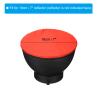 PATIKIL 7" 18cm Soft Diffuser Lamp Cover, 2 Pack Cloth Diffuser Strobe Reflector Lamp Sock for Flash Light Beauty Dish Photography Studio, Red view 2