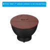 PATIKIL 7" 18cm Soft Diffuser Lamp Cover, 4 Pack Cloth Diffuser Strobe Reflector Lamp Sock for Flash Light Beauty Dish Photography Studio, Brown view 2