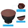 PATIKIL 7" 18cm Soft Diffuser Lamp Cover, 4 Pack Cloth Diffuser Strobe Reflector Lamp Sock for Flash Light Beauty Dish Photography Studio, Brown view 4
