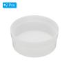 PATIKIL Flash Diffuser, 2 Pack Bounce Dome Soft Box Light Flashlight Diffuser Cap for Camera Photography Studios, White view 3