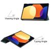 Case Cover Compatible With Xiaomi Mi Pad 5 Pro 5G 12.4Inch (2022) Case Tri-Fold Smart Tablet Case,Hard PC Back Shell Slim Case Multi- Viewing Angles Stand Hard Shell Folio Case Cover with Auto Wake Sl view 3
