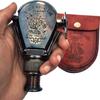 Antique Nautical Brass R & J Beck Ltd. London-1857 Monocular with Protective Leather Case Black view 1