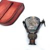 Antique Nautical Brass R & J Beck Ltd. London-1857 Monocular with Protective Leather Case Black view 3
