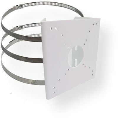 ACTi PMAX-0533 Pole Mount, White; for use with A310, A311, and A314 Security Cameras; Supports 2.64" to 5" Poles