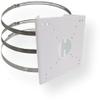 ACTi PMAX-0533 Pole Mount, White; for use with A310, A311, and A314 Security Cameras; Supports 2.64" to 5" Poles view 1