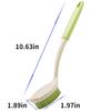 BeyondNice Silica Gel Dish Brush with Handle, Scrub Brush for Cleaning Kitchen and Washing Dishes, for Sink, Pots, Pans, Cleaning Brushes Tools (Pink,1) view 2