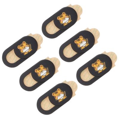 UKCOCO 6pcs Year of The Tiger Protection Cover Computer Laptop Camera Protector Tablet Laptop Sliding Cam Blocker Web Camera Caps Hoods Webcam Lens Caps Hood Protectors Flat