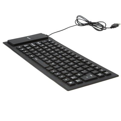THE PERFECT PART Waterproof Silicone Keyboard Foldable Flexible USB Dustproof DirtProof Full Size
