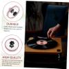 Mikinona 1pc Vinyl Record Label Saver Transparent Protector for Record Cleaning and Storage and Supplies view 3