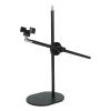 Overhead Phone Mount, Video Recording Multiangle Adjustable Telescopic Soft Cushion Arm Cellphone Holder Tabletop Live Stream Clamp Stand view 4