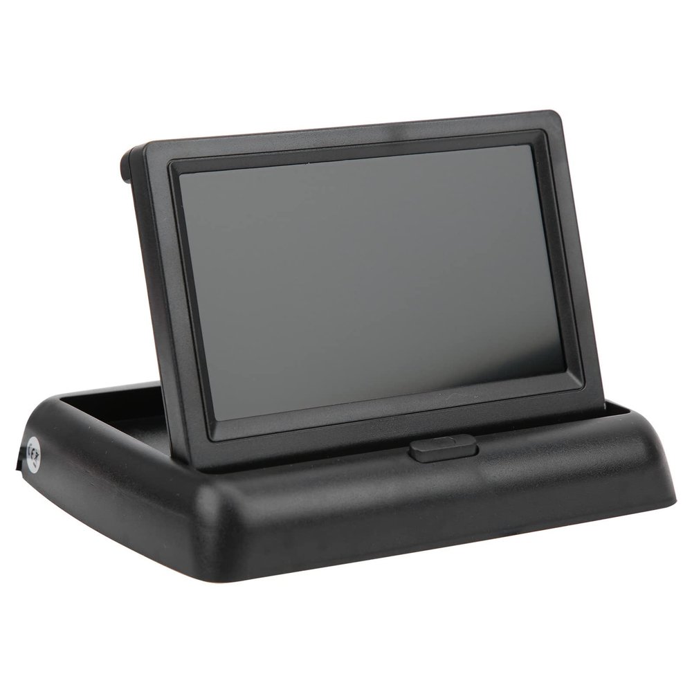 Auto Foldable Car Monitor, TFT LCD Backup Camera Monitor Car LCD Monitor for Computer Screen for Car Video Player for Mini TV