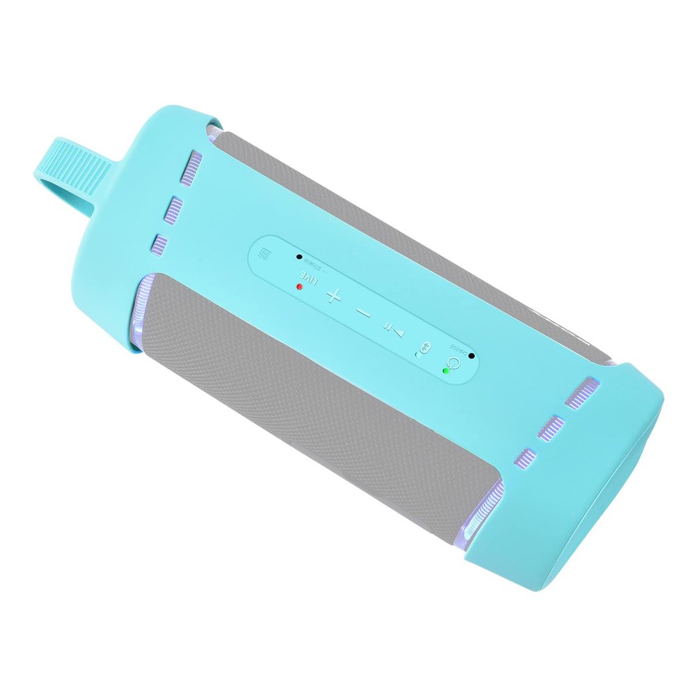 NATEFEMIN Silicone Speaker Case Cover for Sony SRS-XB33, Bluetooth Speaker Pouch Shockproof and Non-Slip Travel Silicone Protective Cover Headphone Accessory