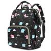 Yusudan Elephant Laptop Backpack for Women Men, 15.6 inch College School Backpack Bookbag for Work/School/Travel/Business (Black)