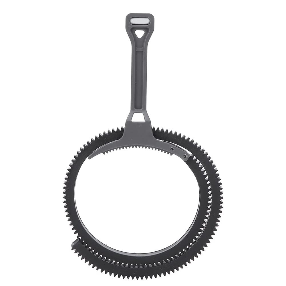 Lens Shifter,Focus Ring Pullerplastic Adjustable Zoom Follow Focus Focusing Handle Lever with Gear Ring for DSLR Camerablack (Grey)