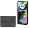 BoxWave Keyboard Compatible with Motorola Moto G82 - SlimKeys Bluetooth Keyboard with Trackpad, Portable Slim TouchPad - Jet Black view 1