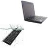 BoxWave Keyboard Compatible with Lenovo ThinkPad T61 - AquaProof USB Keyboard, Washable Waterproof Water Resistant - Jet Black view 1