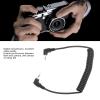 2.5mm F2 Remote Control Shutter Release Cable Cord, Flash Sync Cable 2.5mm Male to Male Coiled Cord, for GFX X Series Camera 1m view 2