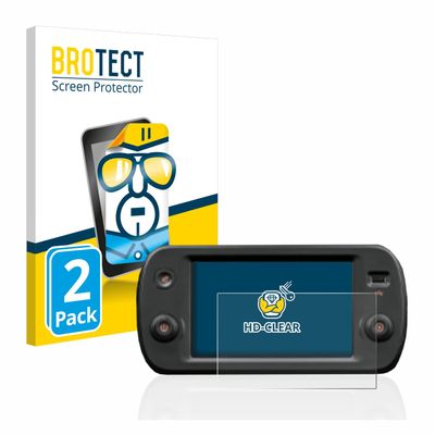 brotect 2-Pack Screen Protector Compatible with Fiat Panda my23 UConnect 7" - HD-Clear Protection Film