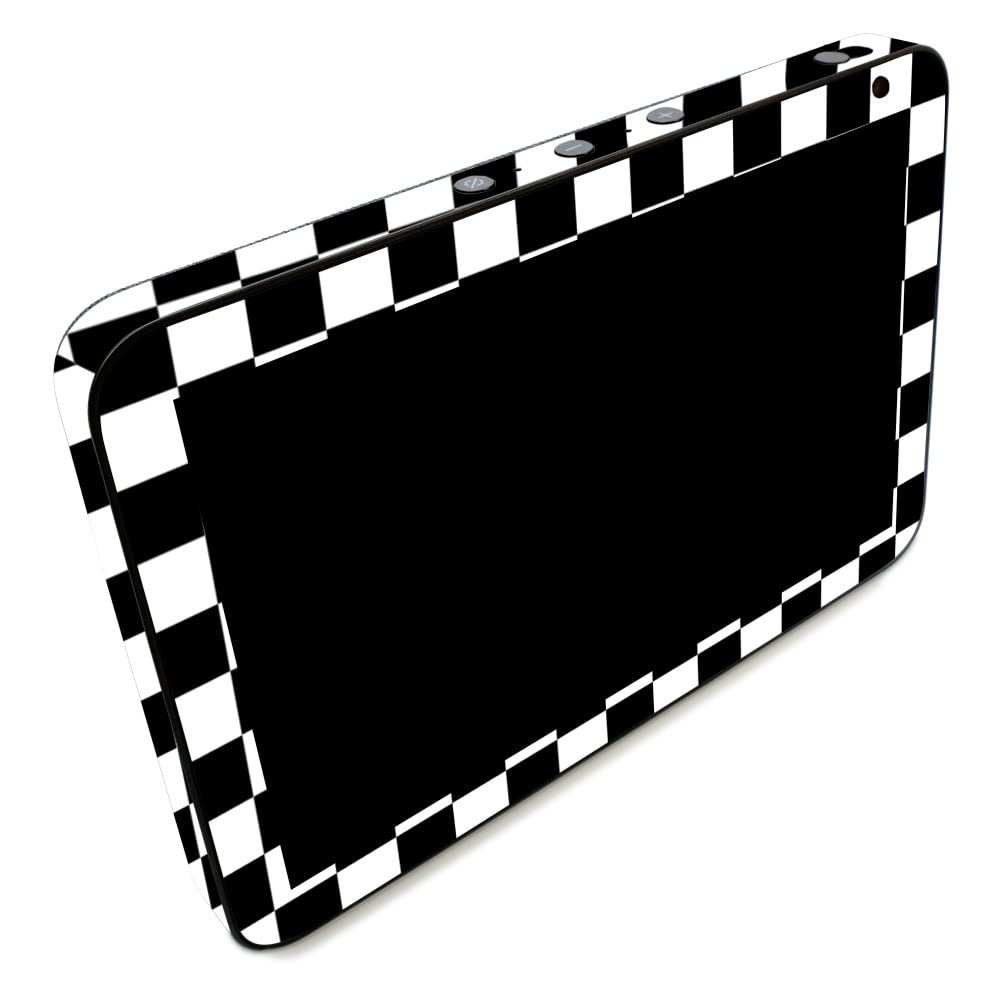 MightySkins Skin Compatible with Amazon Echo Show 8 (Gen 2) - Check | Protective, Durable, and Unique Vinyl Decal wrap Cover | Easy to Apply | Made in The USA