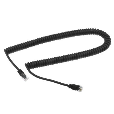 The Lord of the Tools RJ12 6P6C Male to Male Telephone Cord Straight Wired Cable Retractable Spring Cable Accessories for Telephone Lines Fax Lines Printer Lines
