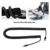 The Lord of the Tools RJ12 6P6C Male to Male Telephone Cord Straight Wired Cable Retractable Spring Cable Accessories for Telephone Lines Fax Lines Printer Lines view 2