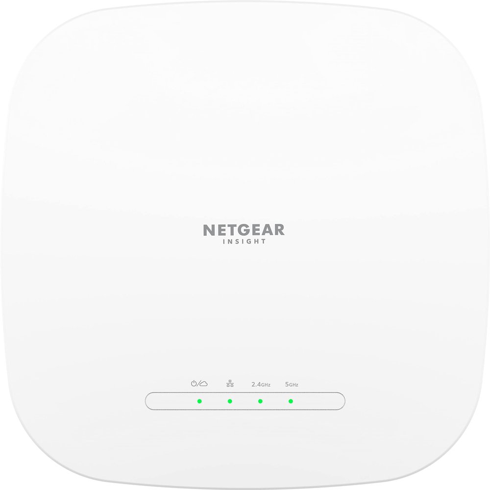 Netgear Cloud Managed Wireless Access Point WAX615 WiFi 6 Dual-Band AX3000 802.11ax Insight Remote Management (PoE+ or AC Adapter or Mount/s not Included) (Renewed)