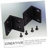 Vaguelly 6pcs Shaped Microphone Cabinet Corner Bracket Amplifier Speaker Cabinet Mount Corner Protectors for Easy Installation and Enhanced Stereo view 3