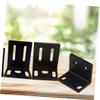 Vaguelly 6pcs Shaped Microphone Cabinet Corner Bracket Amplifier Speaker Cabinet Mount Corner Protectors for Easy Installation and Enhanced Stereo view 4
