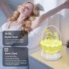 MTDYHY Butterfly Night Light Sleep Lamp with Lullaby White Noise, Digital Clock Alarm Clock with LED Dcor Light, Butterfly Gifts/Decor for Girls Women(2th Generation) view 3