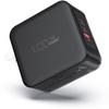 100W USB C Fast Charger, 3-Port GaN Wall Charger PD USB C and QC USB A Charger Adapter Super Fast Type C Charging for MacBook, iPad, iPhone 15 15 Pro, Galaxy S23 Ultra, Steam Deck, Dell XPS, Google view 1