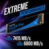 VisionTek 2280 M.2 DLX4 Pro SSD - 4TB - PCIe Gen 4.0 x4 NVMe - 5200MB/s Read, 4775MB/s Write  Laptops, Gaming PCs, Compatible Consoles view 2