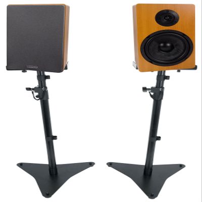 Rockville Pair RockShelf 64C 6.5" Home Bookshelf Speakers+Adjustable Stands