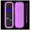 Silicone Protective Controller Sleeve for Roku | TCL Hisense Roku Remote Case Universal for Roku Express 4K+ 2021 Remote Cover with Tracker Glow in The Dark view 1