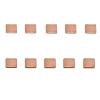 10Pcs 0.3mm/0.5mm/0.8mm/1.0mm Laptop Copper Sheet Plate Strip Shim Thermal Pad Heatsink Sheet for GPU CPU VGA Chip RAM Cooling (Color : 0.8mm, Size : 15X15mm) view 1