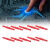 10PCS J.20009 Banana Coupler 4mm Female to Female Insulated Banana Connector Banana Plug Extension, Electronics Cable connectors (Red) view 2